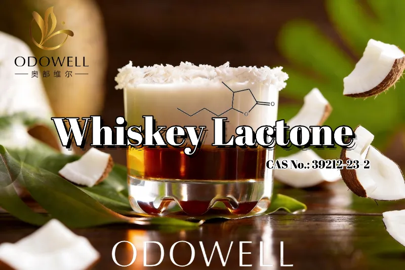 ​ODOWELL odporúča whisky laktón pre aplikácie s dozrievaním v sude, kokosom a opekanou príchuťou